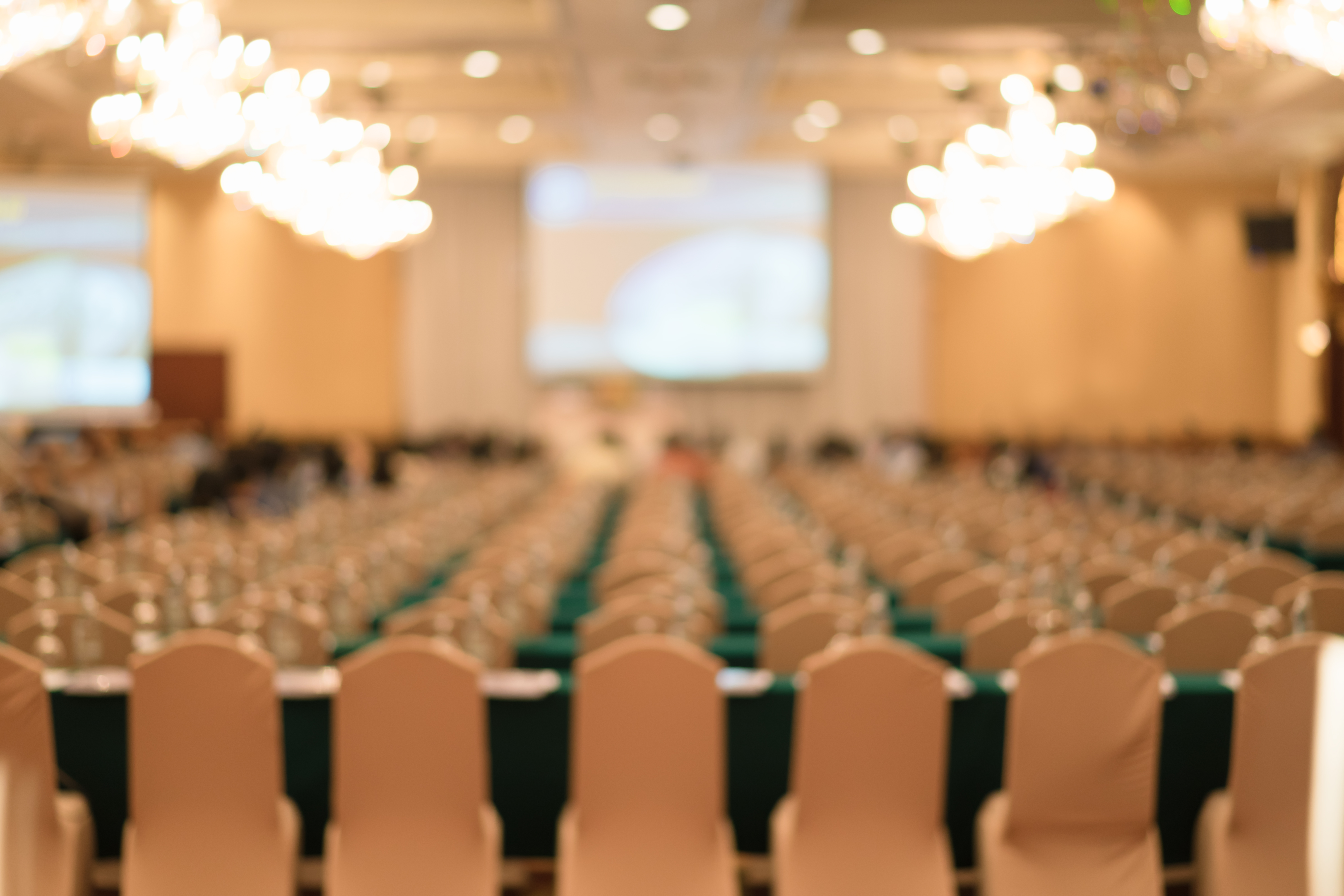 Abstract blurred people in seminar or event for background Abstract blurred people in seminar or event for background